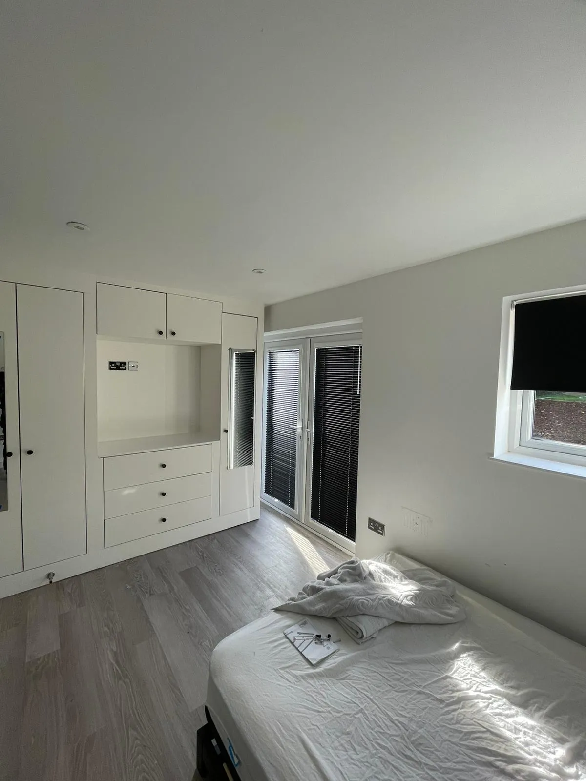 white walls